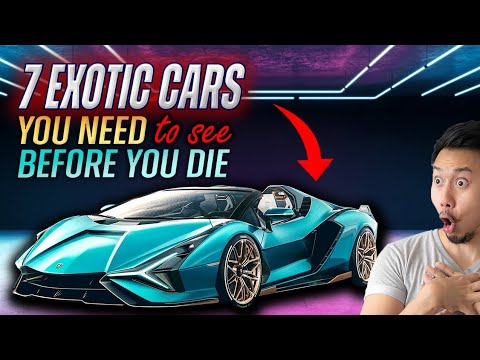 7  EXOTIC Cars NO ONE Has Ever Seen😱 #lifeofluxury
