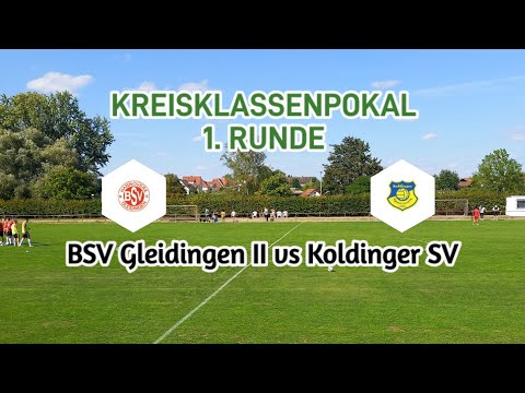 Kreisklassenpokal BSV Gleidingen II vs Koldinger SV II