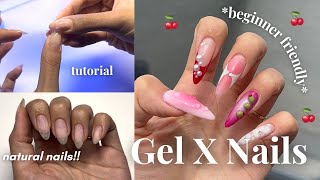 How to do a gel x nails like a PRO | DIY tutorial *FULL* beginner friendly