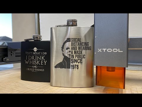 How To Make Money with Your Laser - Personalizing Flasks