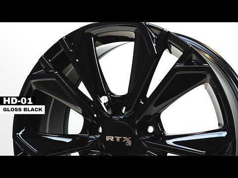 HD-01 Gloss Black | RTX Wheels