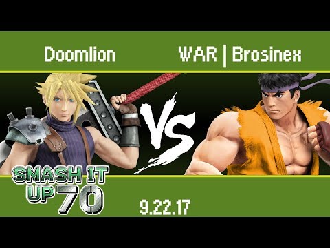 Doomlion (Cloud) vs WAR | Brosinex (Ryu) - SIU 70 - Wii U