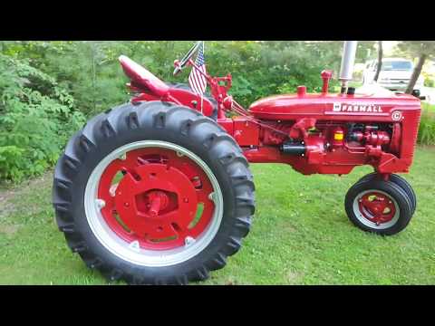 1949 farmall c walk around and start-up