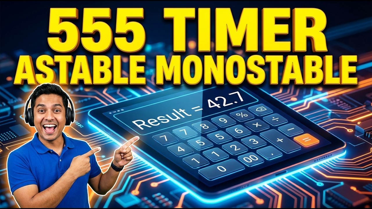 555 Timer Astable Monostable Interactive Calculator