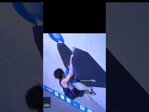 NO HANDS on an IFSC boulder! #worldcup #finals #dohyunlee