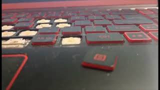 How to replace the keys on your laptop or notepad keyboard acer nitro 5