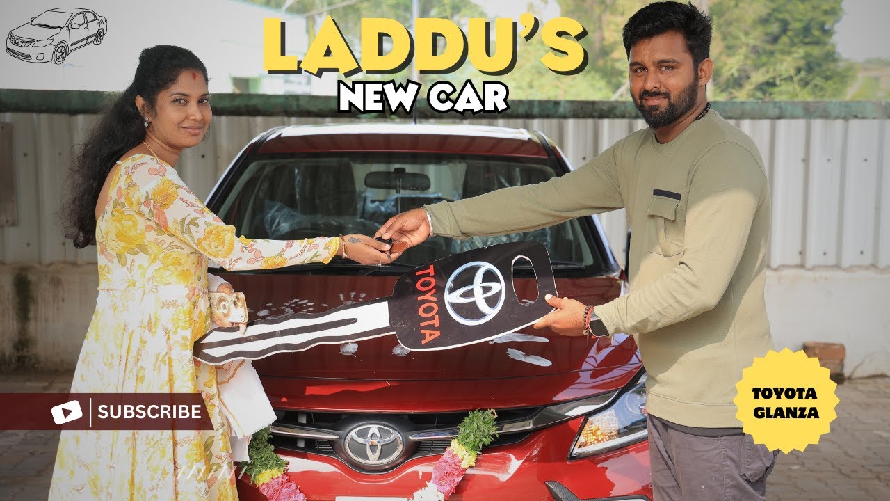 Celebrating Our New Car Arrival 🎁🚘 | Toyota Glanza | Aadiv Shiya Vlogs
