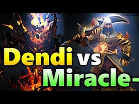 AMAZING Dendi vs Miracle- - SF vs Juggernaut FIGHT 7.01 DOTA 2