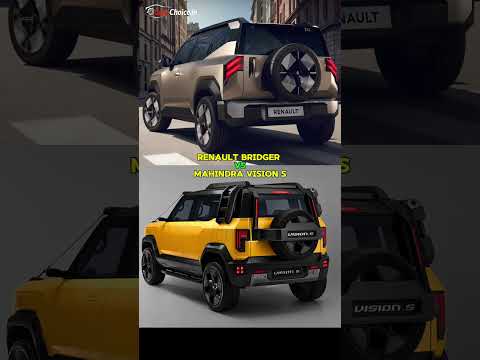 Renault Bridger vs Mahindra Vision S ? Exterior Design Comparison