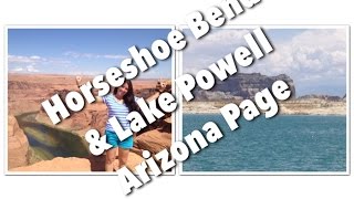 preview picture of video 'Horseshoe Bend ( Лошадиная Подкова)  & Озеро Пауэлл (Lake Powell) Page, Arizona'