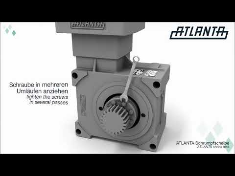 Montage einer Schrumpfscheibe