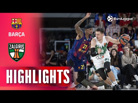 Control. Confidence. Zalgiris. | Barcelona - Zalgiris | R6 BASKETBALL HIGHLIGHTS 2025-26