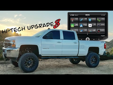 The best fully Integrated In-Dash Radio Silverado, Sierra, F150, Jeep, Ram, Tacoma! Stinger Heigh10