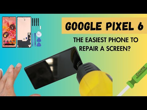 Google PIXEL 6 - Repair & Replace the cracked DISPLAY / SCREEN / GLASS