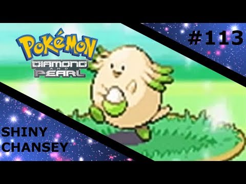 Shiny Chansey Reaction at a 41 Pokeradar Chain for my Shiny Living Dex!