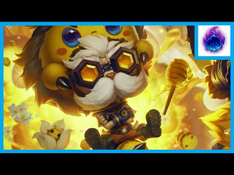 Heimerstinger (Heimerdinger Bee Skin) VS Fizz - Full Gameplay MID - League of Legends