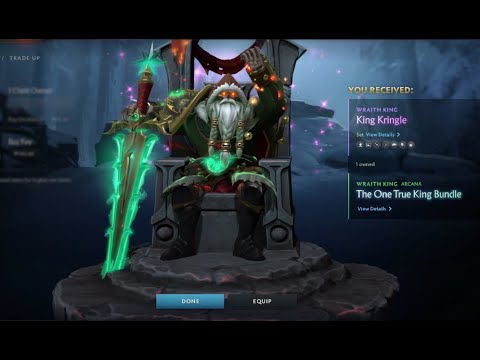 DOTA 2 - I TRIED TRADING UP FOR WRAITH KING ARCANA AND THIS IS WHAT I GOT!