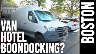 Van Boondocking at Hotel - Is it still really boondocking?