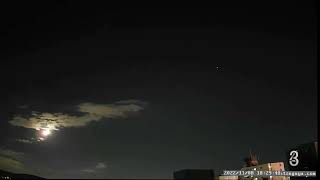 2022/11/08+11/13 京都の東の空 東山方面に流れる火球