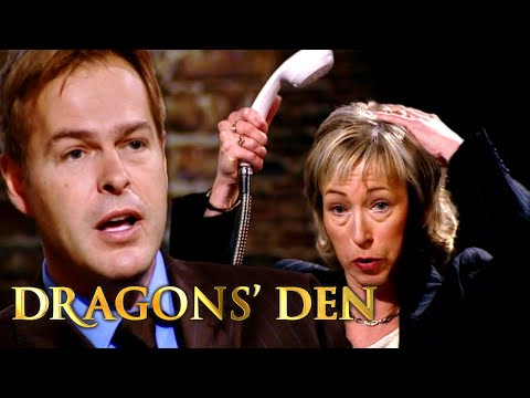 Dragons All SHOOK Up Over Jill’s Shower Head Holder | Dragons’ Den