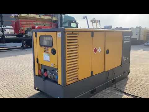 Atlas Copco QAS 8 Perkins Stamford 80 kVA Supersilent generatorset stocknr 3958