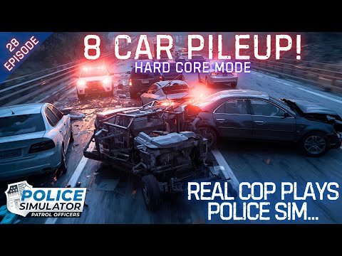 REAL COP PLAYS POLICE SIMULATOR - Police Simulator: Patrol Officers - Hard Core Mode - Episode 28
