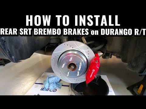 How to Install REAR SRT BREMBO Brakes on Durango R/T