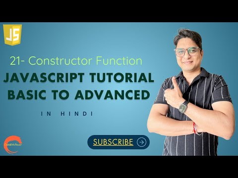 21 Constructor Function Javascript Tutorial For Beginners Codewithpawarin Hindi