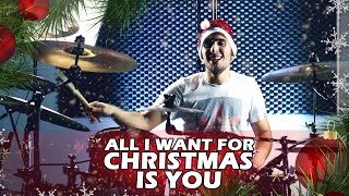 All I Want For Christmas Is You 🎄 (Drum Cover) Christmas Song 2016 🎞 Jingle Bells, Canzone Natale