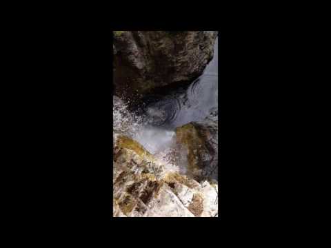 Stuibenfälle, Breitenwang in Tirol - 30 Meter Sprung