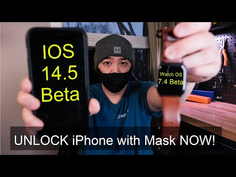 Unlock iPhone with Mask On using your Apple Watch | iOS14.5 Beta and Watch OS 7.4 Beta Tutorial