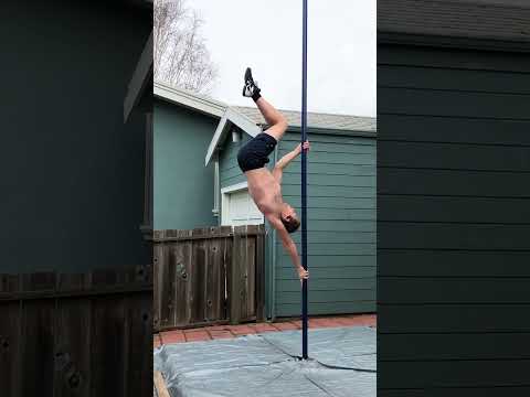 Guy Shows Amazing Balance Skills On Pole | People Are Awesome