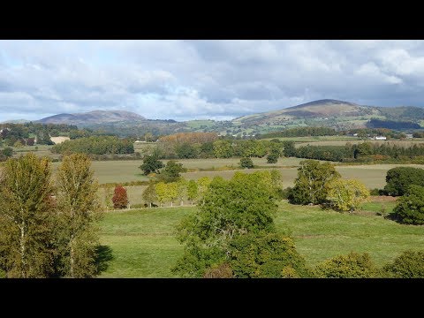 Bishop's Castle Country Walk Scenery - Shropshire Walks - Tour England Walking Holidays UK