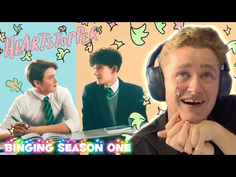 I FINALLY BINGED HEARTSTOPPER | This LGBT show has me crying | Netflix Series REACTION (Season 1)