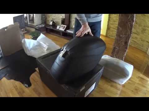 Mustang motorcycle hard saddlebags