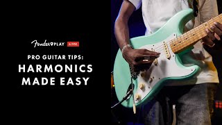 バービーとバービーのフィニッシュラインを見てください、（00:37:24 - 00:37:26） - Harmonics Made Easy | Fender Play LIVE | Fender