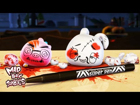 Zombies dibujos: La Cara de Pan - Mad Box Zombies | EP 86