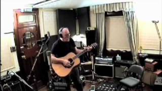 David Gilmour recording "This Heaven" in Astoria