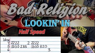 How To Play "Lookin' In" by Bad Religion  - Guitar Lesson (with guitar tab!)
