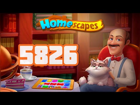 HOMESCAPES Level 5826 Game Play No Boosters