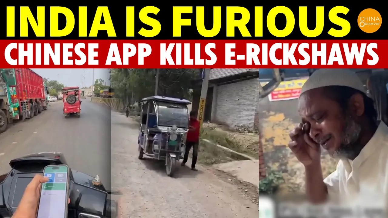 India is FURIOUS! Chinese Battery App Secretly Kills E-Rickshaws Mid-Ride – Poor Drivers Devastated