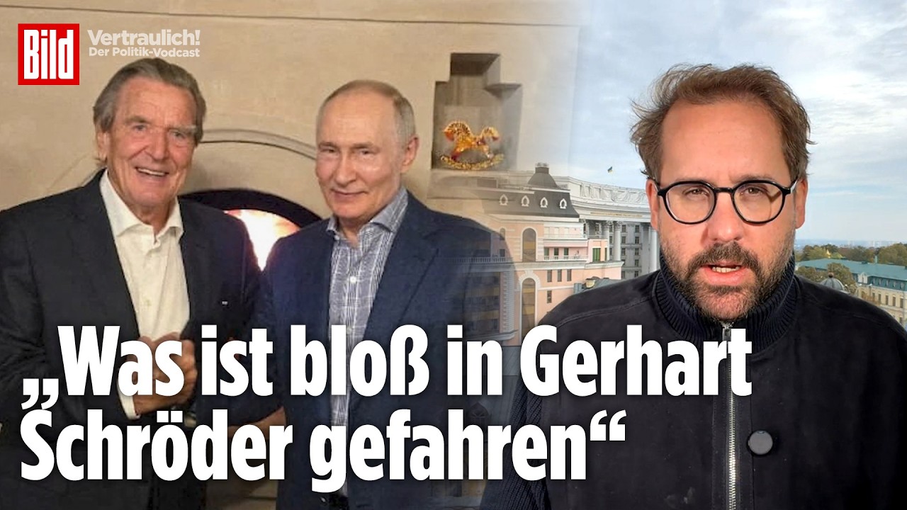 Während die Ukraine beschossen wird: Gerhard Schröder besucht bei Putin zum Geburtstag | Vertraulich