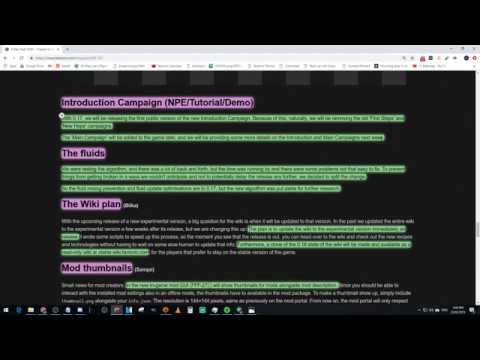 Factorio Friday Facts #283 - Prepare to Launch 0.17