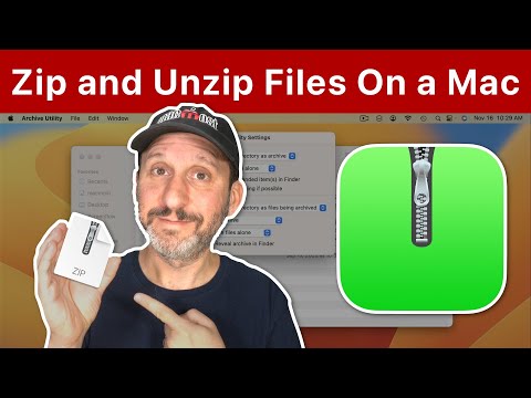 Zip and Unzip Files On a Mac