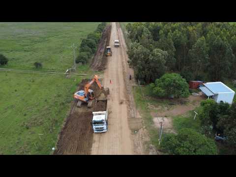 Comenzaron las obras de ensanche y pavimentación del Camino de los Fusilados