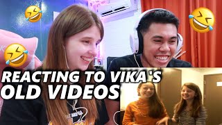 REACTING ON VIKA'S OLD VIDEOS!! MAY HIDDEN TALENT SI VIKA?! video