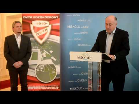 Célegyenesben az új Diósgyőri Stadion - Rendkívüli sajtótájékoztató - boon.hu