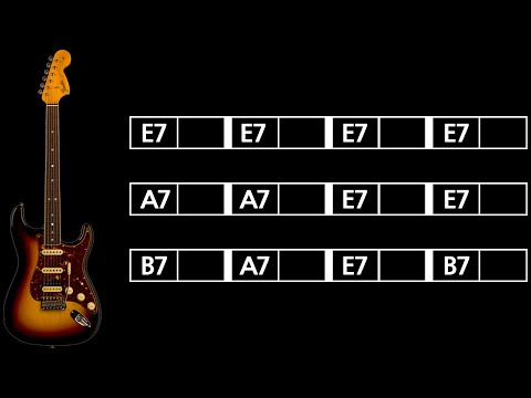 E Funk Blues Backing Track (100 Bpm)