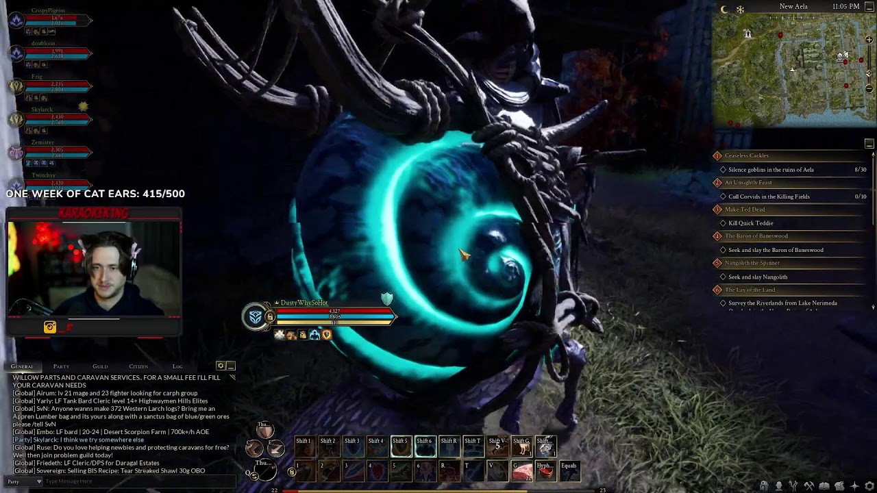 AoC Alpha 2 Endgame Tanking?! | Ashes of Creation Alpha 2 | Patch Day + High Level Tanking