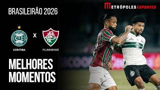 Coritiba 1 x 1 Fluminense | Melhores Momentos | Brasileirão 2026
